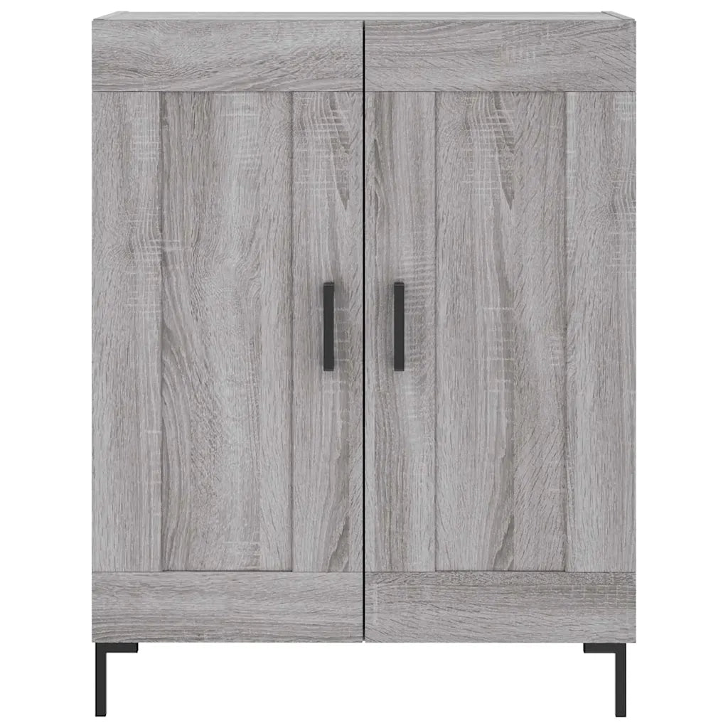 Credenza Grigio Sonoma 69,5x34x180 cm in Legno Multistrato 3195793