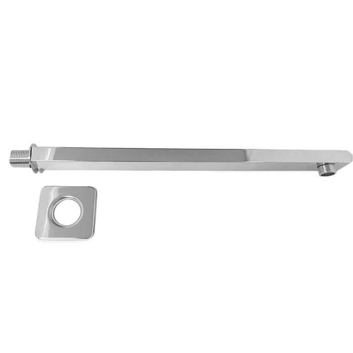 Braccio di sostegno rettangolare in ottone da 40 cm