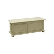 Cassapanca in legno Shabby chic mod cipolla avorio anticato