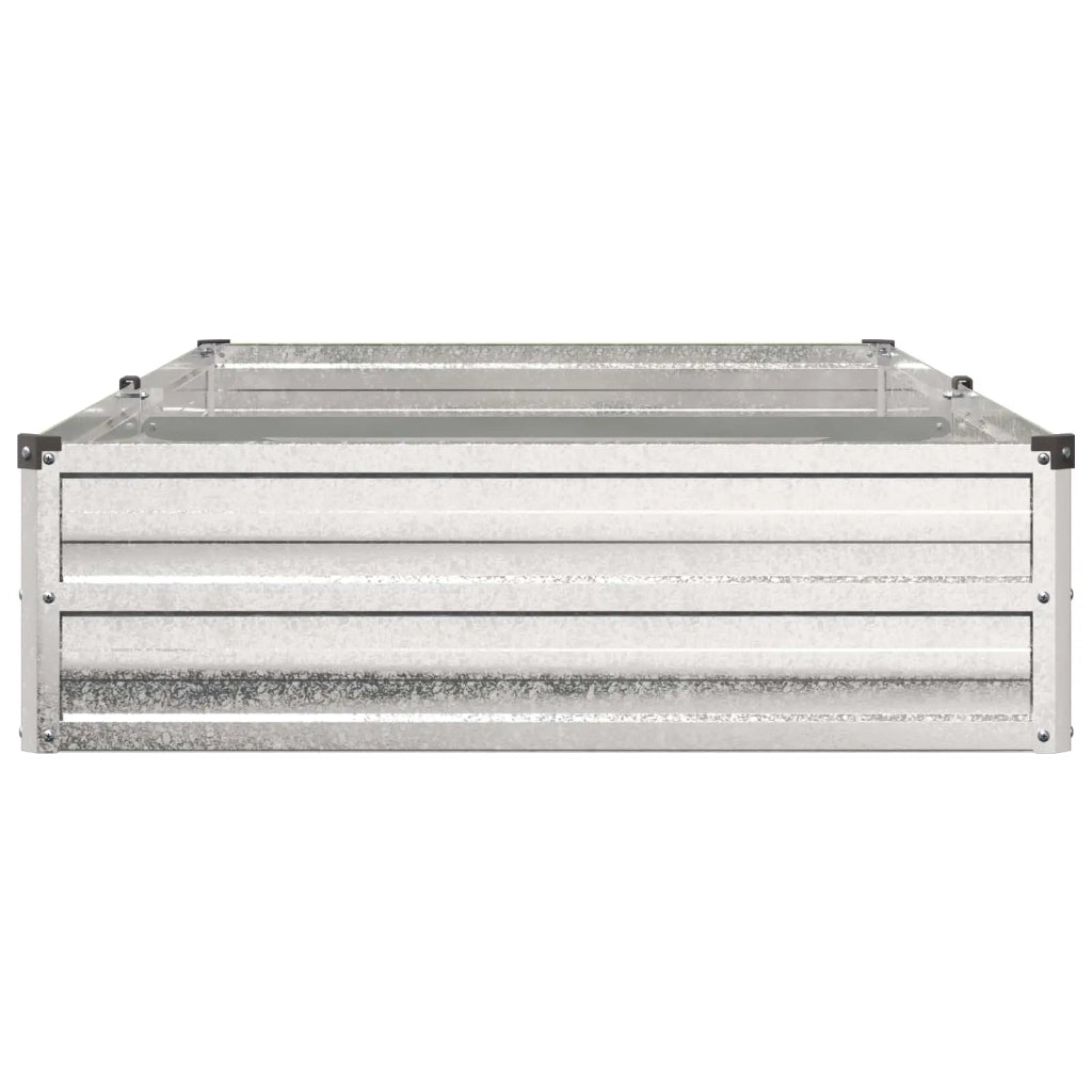 Letto rialzato da giardino Argento 160 x 80 x 24 cm 8006478