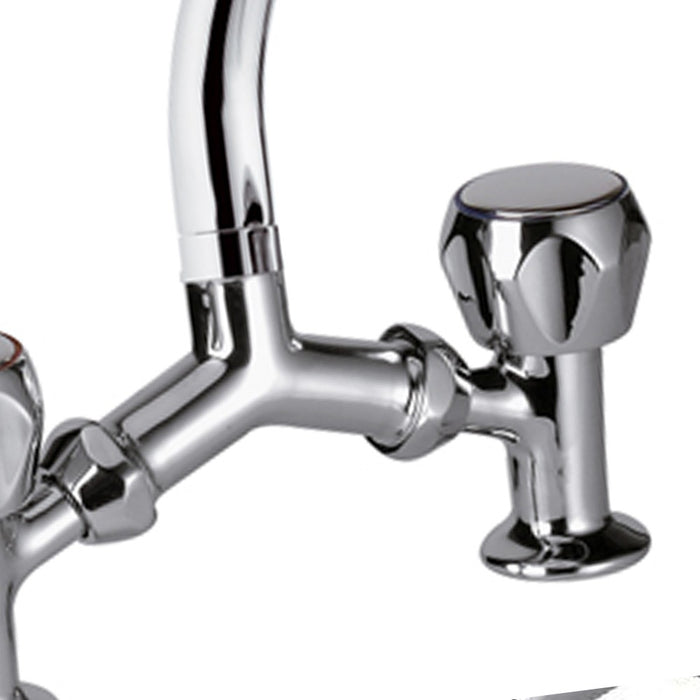 Rubinetto a ponte con canna a c serie 1000 2000 remer