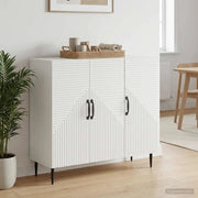 Credenza Bianco 89 x 34,5 x 80 cm Legno ingegnerizzato 894875