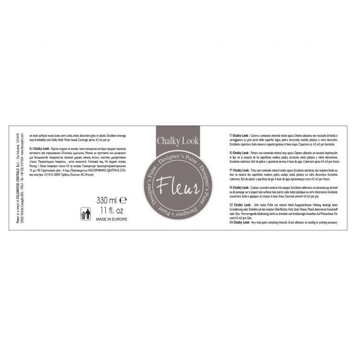 COLORE OPACO FLEUR CHALKY EFFETTO GESSO 330 ML F03 CHALK WHITE