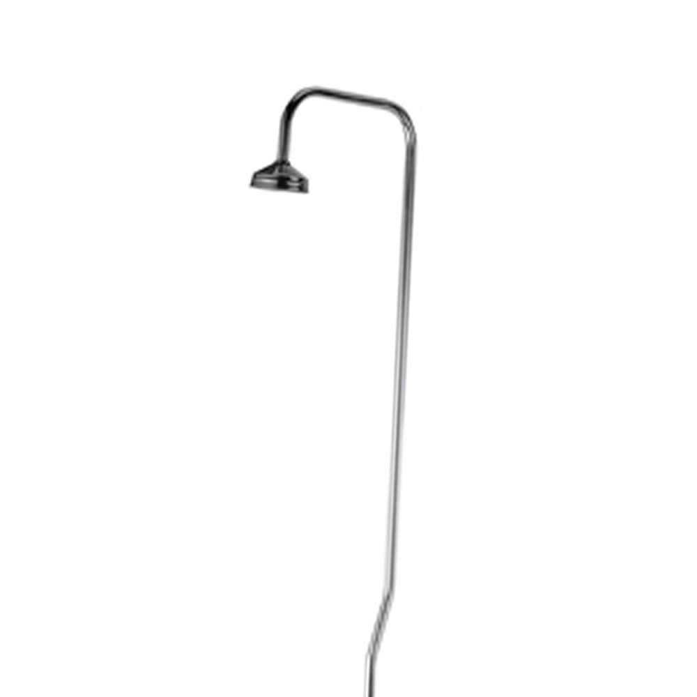 Rubinetto esterno doccia con attacco alto e colonna doccia e soffione - serie 1000-2000