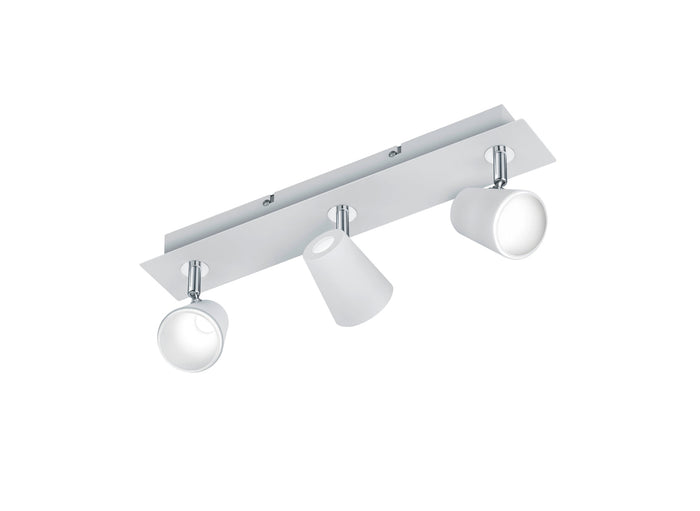 Faretto da Interno a LED in Metallo Bianco Opaco