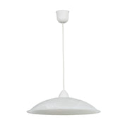LAMPADA SOSP DUNA 40 1XE27 ALABASTRO BIANCO