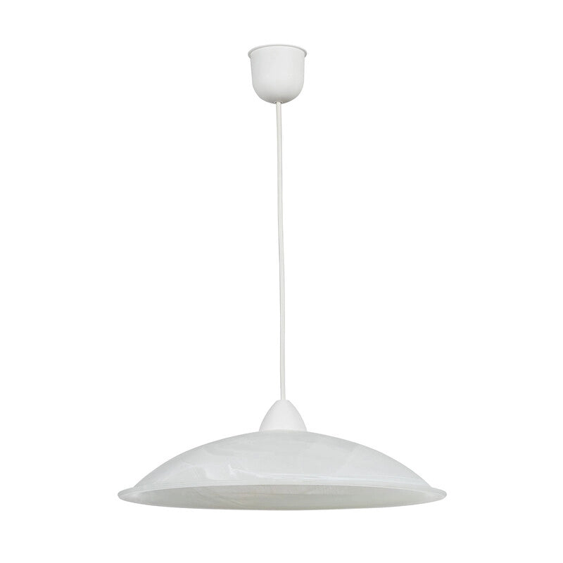 LAMPADA SOSP DUNA 40 1XE27 ALABASTRO BIANCO