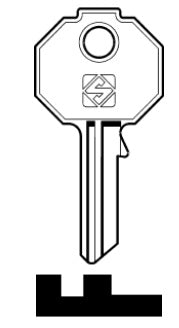 SILCA CHIAVE PORTA PF1 confezione da PEZZI 5