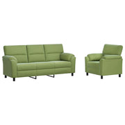 Set di divani 2 pcs Verde chiaro Velluto 3430451