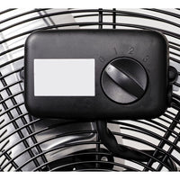 Ventilatore industriale da pavimento  con ruote Nero 180 W Ø 70 cm