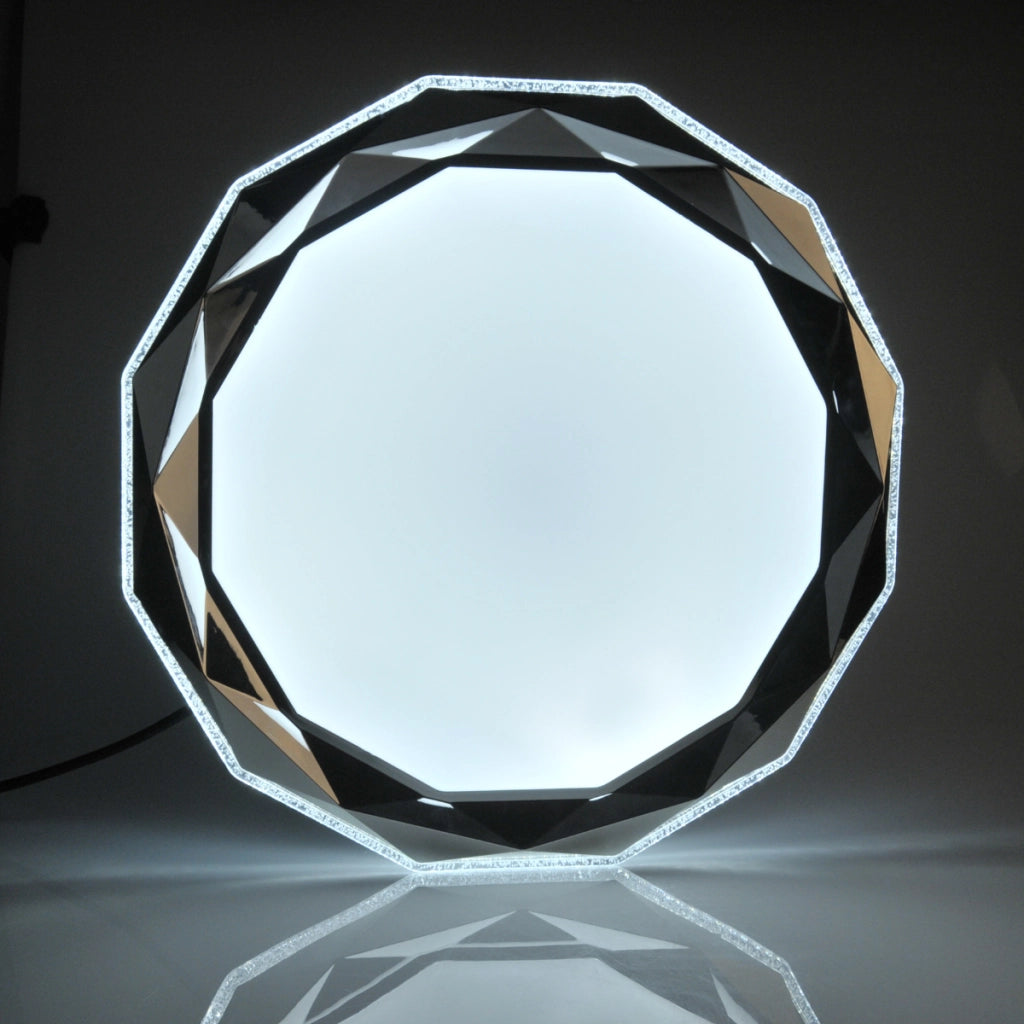 Plafoniera LED Polux Glossy 51cm 72W 8000lm CCT+telecomando