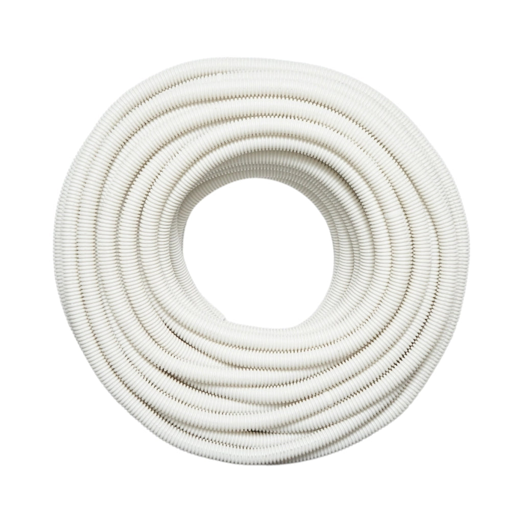 Tubo Corrugato16mm senza filettatura, ignifugo in polietilene HDPE 320N, grigio 50m/rotolo