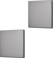Piastre di copertura in plastica 86 cm x 86 cm - 2 pezzi - senza viti - piastre di copertura doppie - bianco - copertura di outlet - copertura elettrica - prese - nuovo