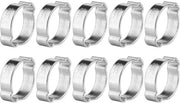 Set di Slangklem RVS - Assortimento di Slangklem - Slangklemtang - 10 pezzi - Dimensioni 5-23mm