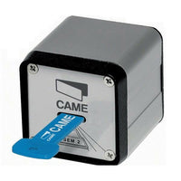SELETTORE A CHIAVE MAGNETICA DA ESTERNO CON CUSTODIA IN ALLUMINIO CAME SEM-2