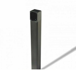 COLONNINA IN ALLUMINO ANODIZZATO NERO CON SUPPORTO ANTISCASSO H = 1 M CAME CLMN