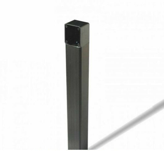 COLONNINA IN ALLUMINO ANODIZZATO NERO CON SUPPORTO ANTISCASSO H = 1 M CAME CLMN