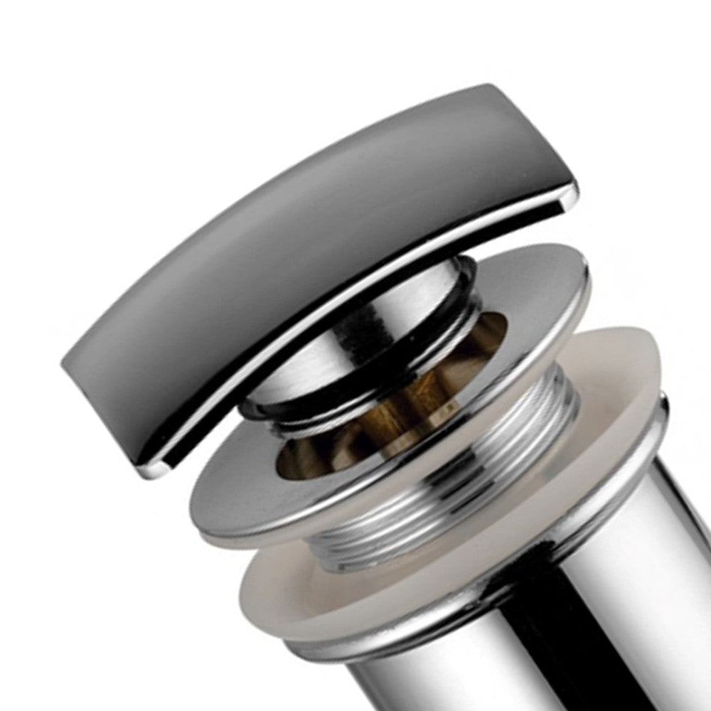 Scarico automatico quadrato con sistema click-clack