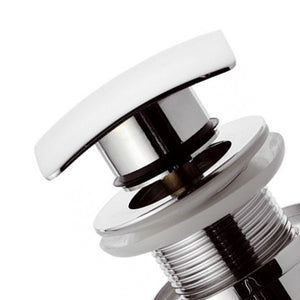 Scarico automatico quadrato con click-clack, modello con bicchiere corto