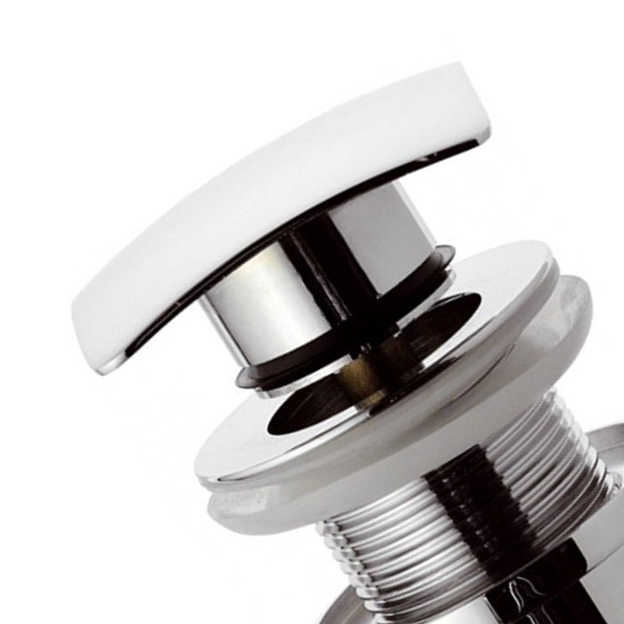 Scarico automatico quadrato con click-clack, modello con bicchiere corto