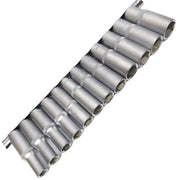 Trade Shop - Set Di Chiavi Bussola Lunghe Da 1/2 Chrome Vanadium 10 A 24 Mm 12 Pezzi Mr70253 -