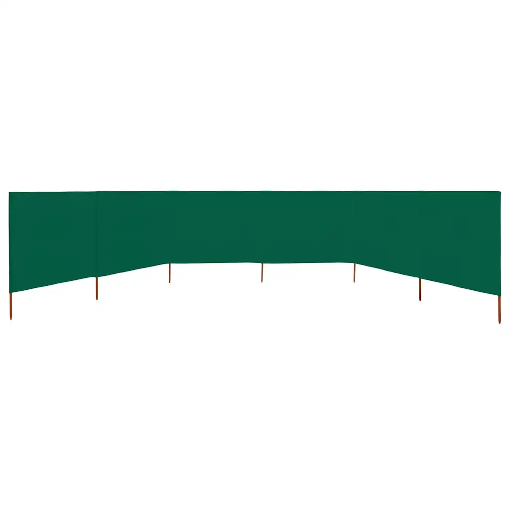 Paravento a 6 Pannelli in Tessuto 800x160 cm Verde CFW6679947