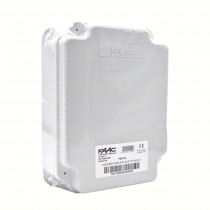 CONTENITORE MOD. E PER SCHEDE ELETTRONICHE PER ATTUATORE 390 FAAC 720119
