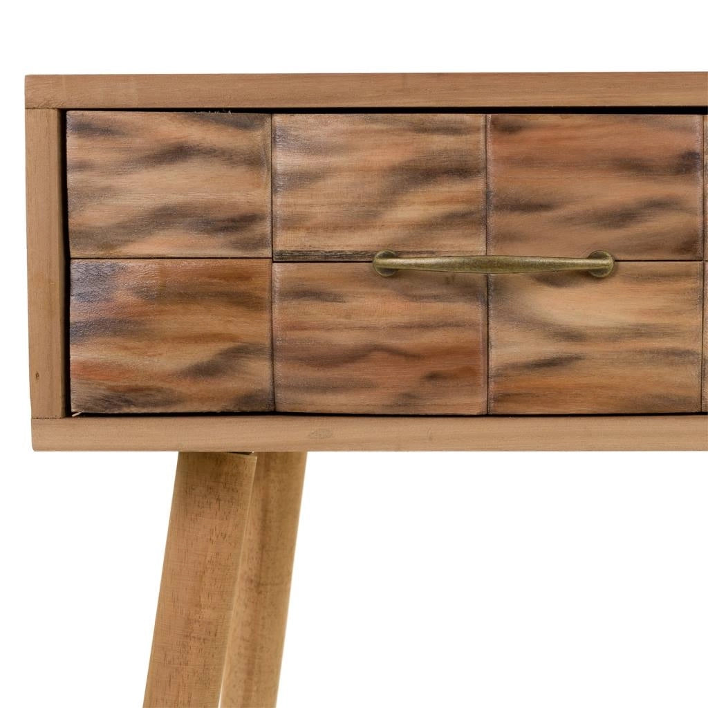 Mobile da ingresso in legno marrone 87x43x79h