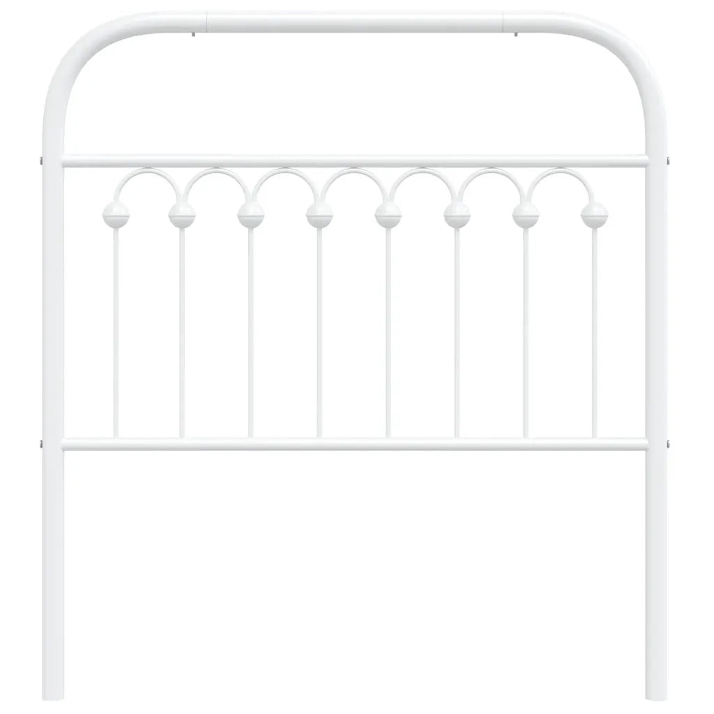 Testiera di Ricambio in Metallo Bianco 90 cm 376677