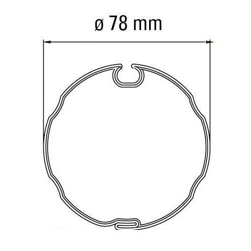 ADATTATORE PER TUBO OGIVA 78 PER MOTORE TM58 AUTOMAZIONE AUTOMATISMI FAAC 132299