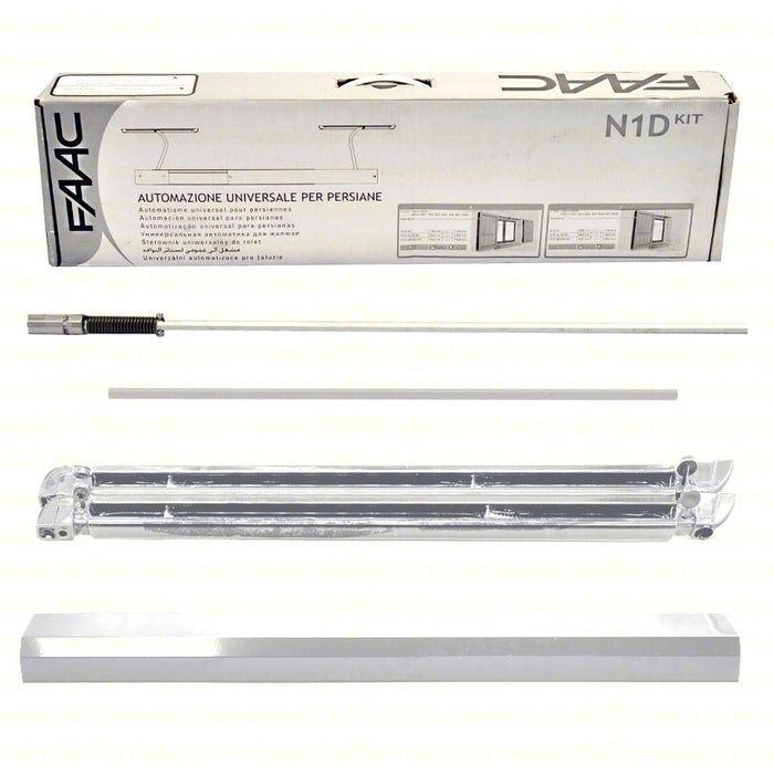 FAAC KIT PERSIANA 105770 N2D IT SENSO KIT RADIO - BIANCO 9010 EX 105750