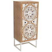 Cassettone legno bianco 45x35x105h cm