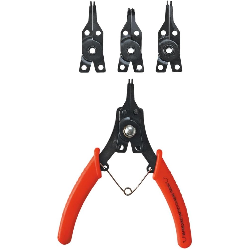 Topex 32d320 pinza per anelli el elastici 150 mm, 4 pezzi asso ds