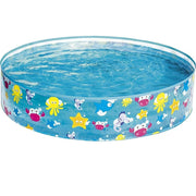 Trade Shop - Piscina Rigida Autoportante 122x25cm Fuori Terra Fantasia Mare Per Bambini 55028 -