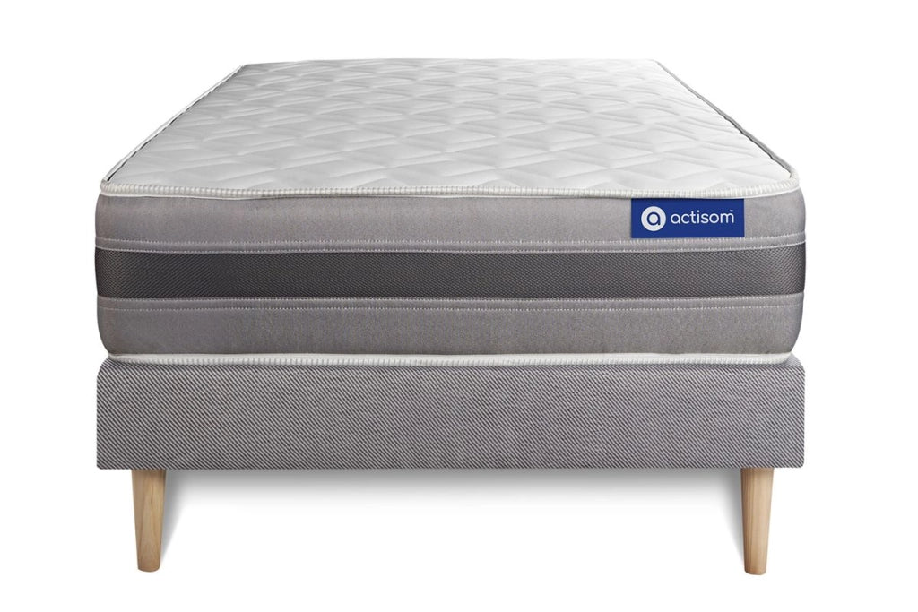Kit rete e materasso matrimoniale Actiflex relax 80x200cm - Spessore : 24cm - Molle insacchettate e memory foam - Moderatamente rigido
