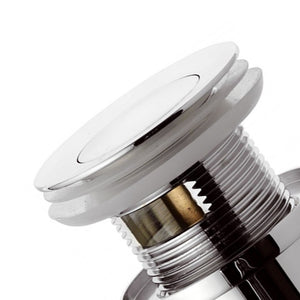 Scarico automatico con sistema click-clack cromo corto