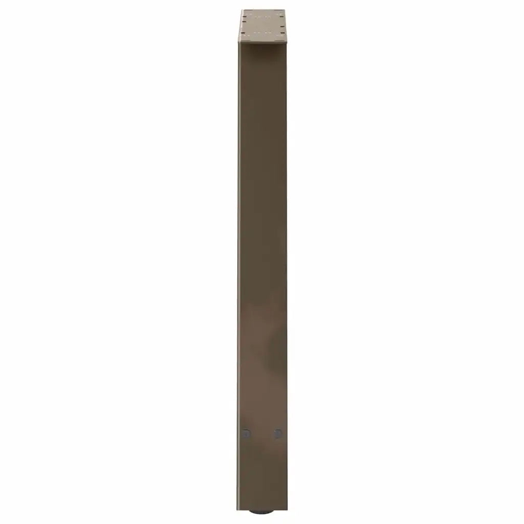 vidaXL Gambe per tavolo da pranzo a forma di A 2 pz 70x(72-73) cm in acciaio