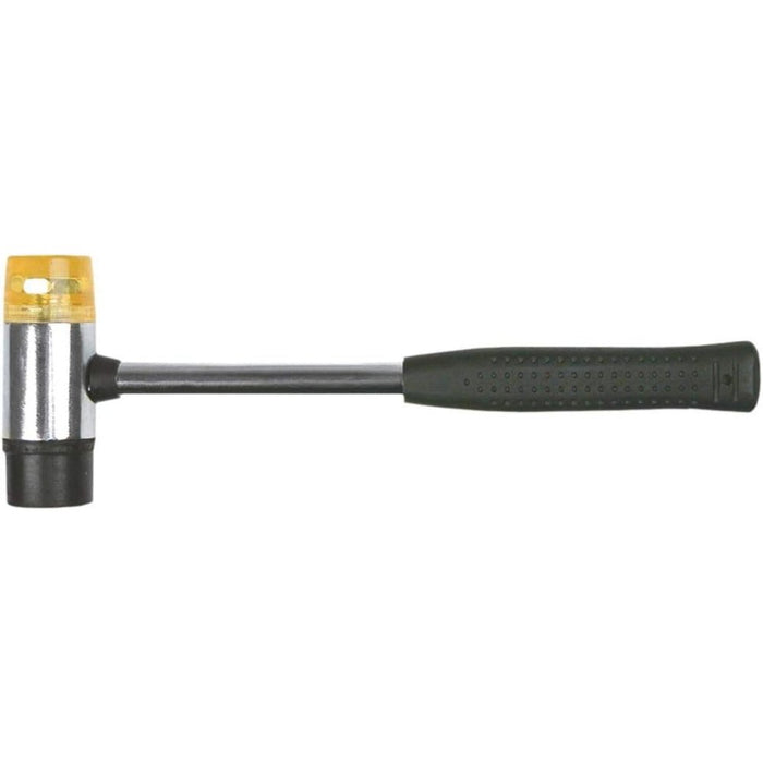 Topex 02a330 mazzuola, gomma pla lastica, 35 mm, manico metall ds