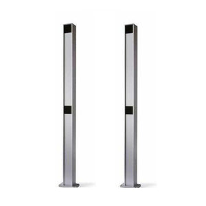 COPPIA COLONNA ALLUMINIO PER 2 FOTOCELLULE MEDIUM 1000 MM H ERA POST NICE PPH4