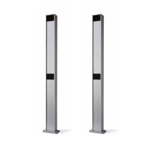 COPPIA COLONNA ALLUMINIO 2 FOTOCELLULE MEDIUM E LARGE 1000 MM H ERA NICE PPH2