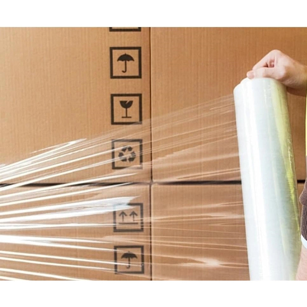 Trade Shop - Pellicola Film Estensibile Protettiva Per Imballaggi Traslochi 23 Micron 50cmx200mt -