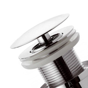 Scarico automatico con tappo grande sempre aperto e sistema click-clack