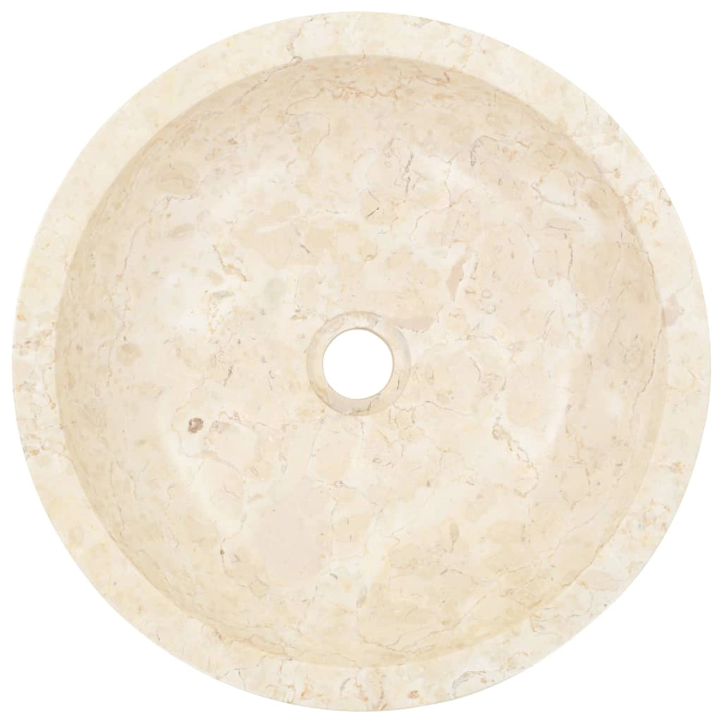 Lavabo in marmo crema da 40 cm 02_0002557