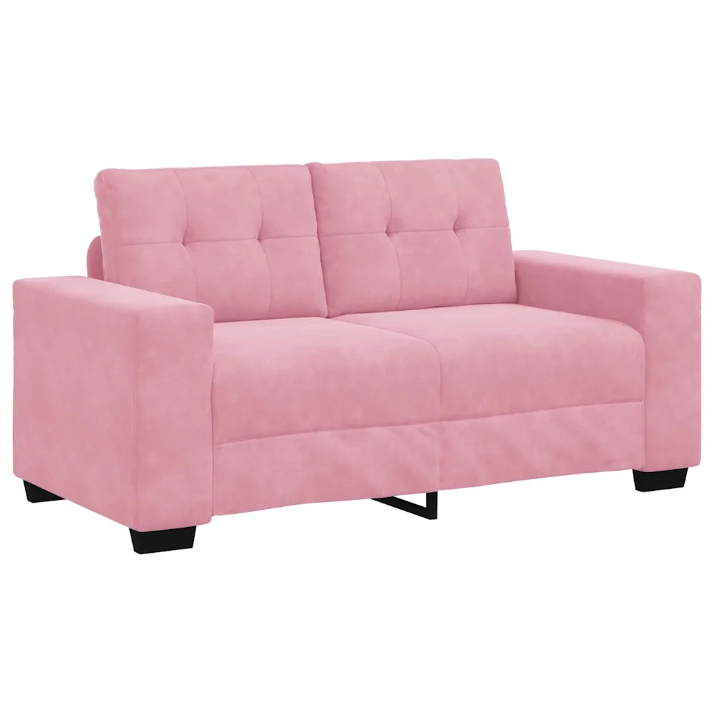 Set di divani 3 pcs Rosa 221 x 80 x 80 cm Velluto 3324642