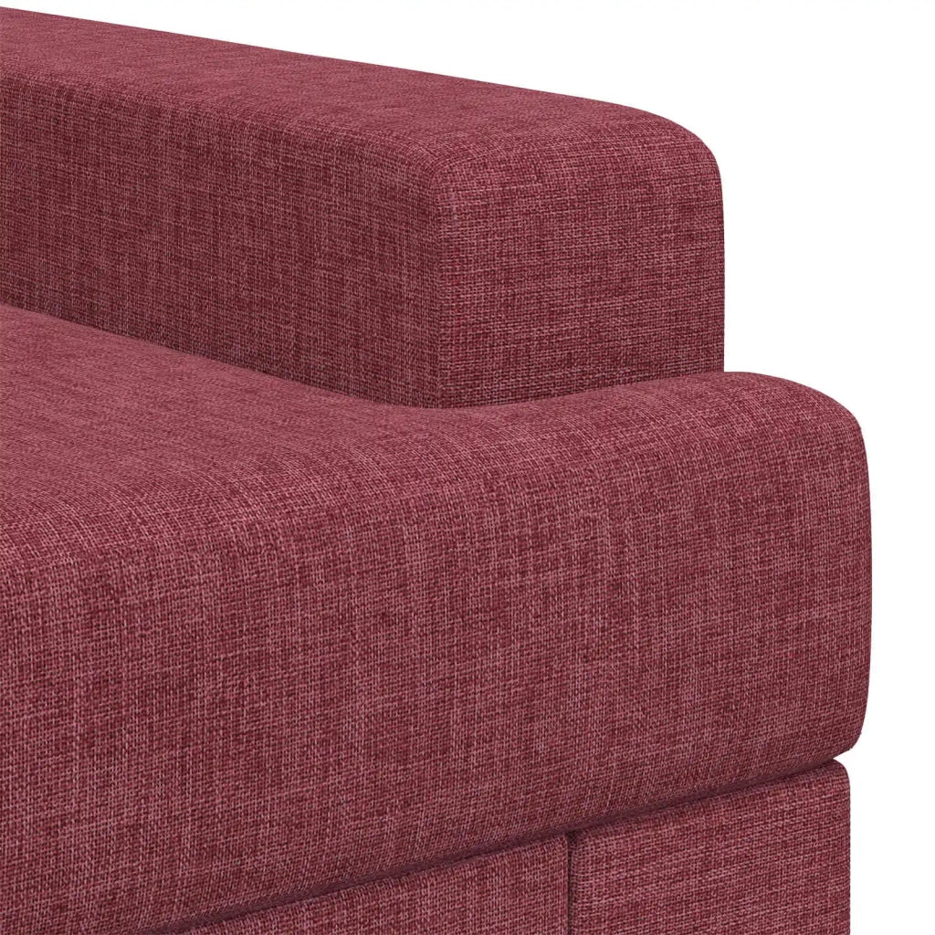Poltrona Rosso Vino Tessuto 42043457