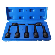 Trade Shop - Kit 7 Pz Chiavi Bussola Ad Impatto 1/2" Torx R6 - Rt13 Per Avvitatore Pneumatico -