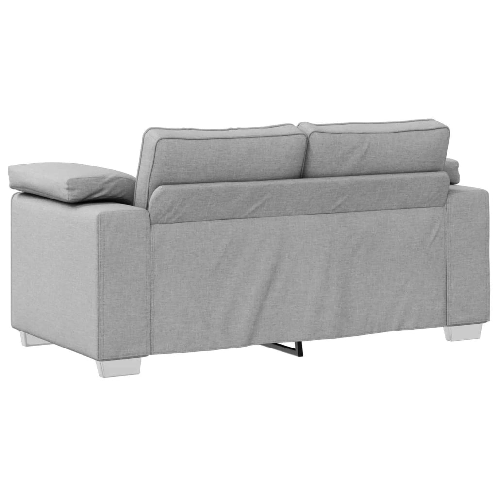 Divano a due posti Grigio Nuvola 160 cm Tessuto 4105225