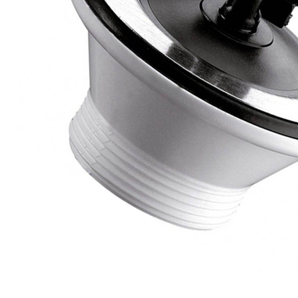 Piletta in polipropilene per lavelli in ceramica, con griglia in acciaio 1 pollice 1/4