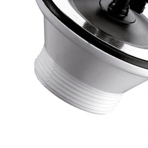 Piletta in polipropilene per lavelli in ceramica, con griglia in acciaio 1 pollice 1/4