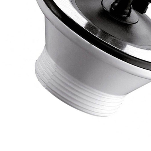 Piletta in polipropilene per lavelli in ceramica, con griglia in acciaio 1 pollice 1/4